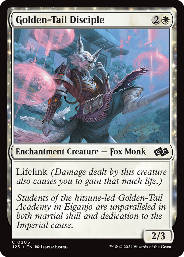 Golden-Tail Disciple (J25)