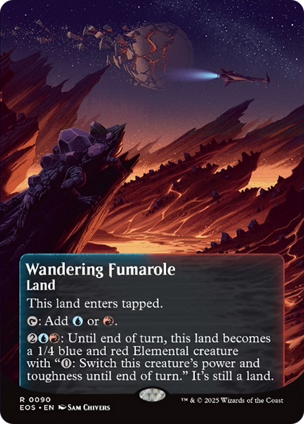 Wandering Fumarole - Borderless Poster (EOS)