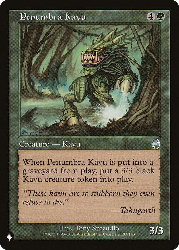 Penumbra Kavu - APC Reprint (PLST)