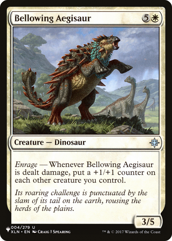 Bellowing Aegisaur - XLN Reprint (PLST)
