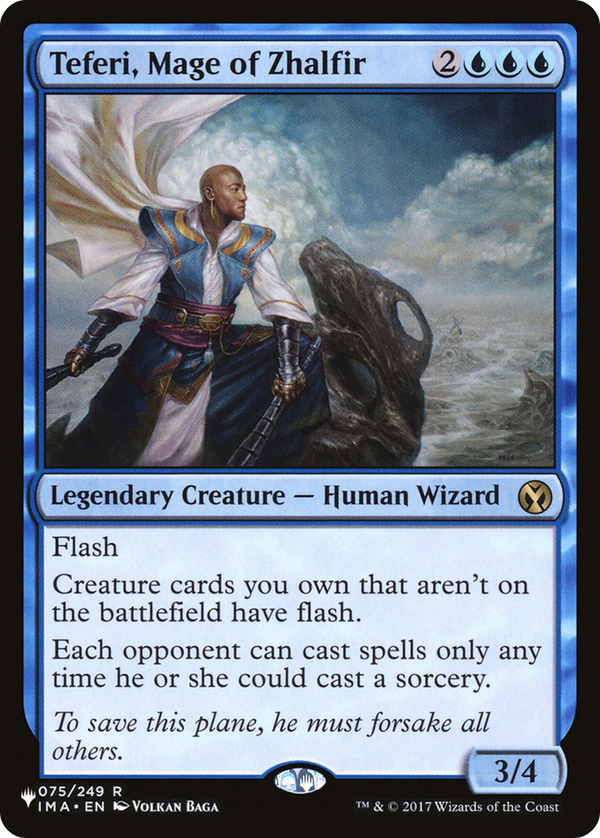 Teferi, Mage of Zhalfir - IMA Reprint (PLST)
