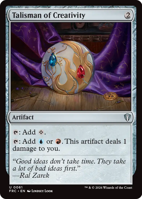 Talisman of Creativity (FRC) (Pre-Order)