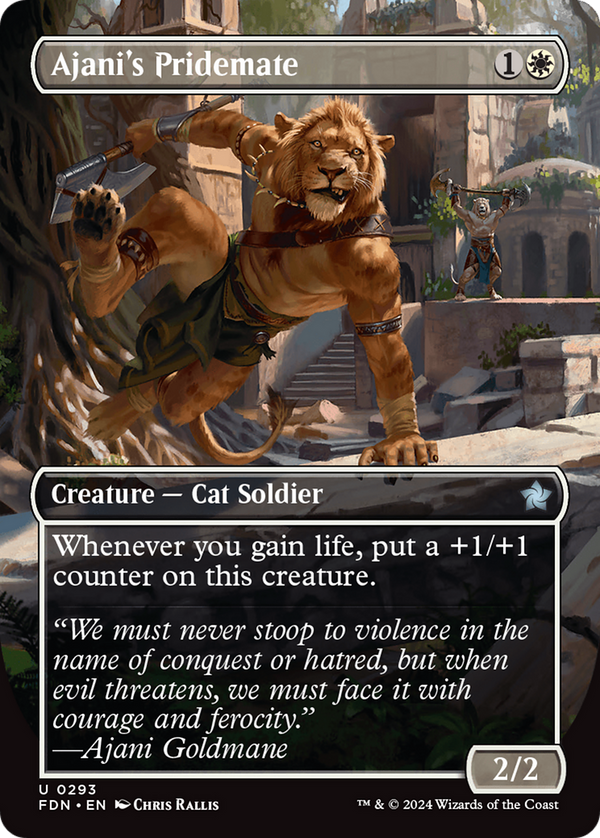 Ajani's Pridemate - Borderless (FDN)