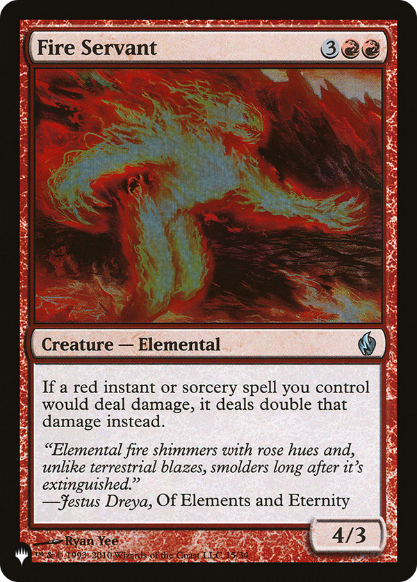 Fire Servant - PD2 Reprint (PLST)