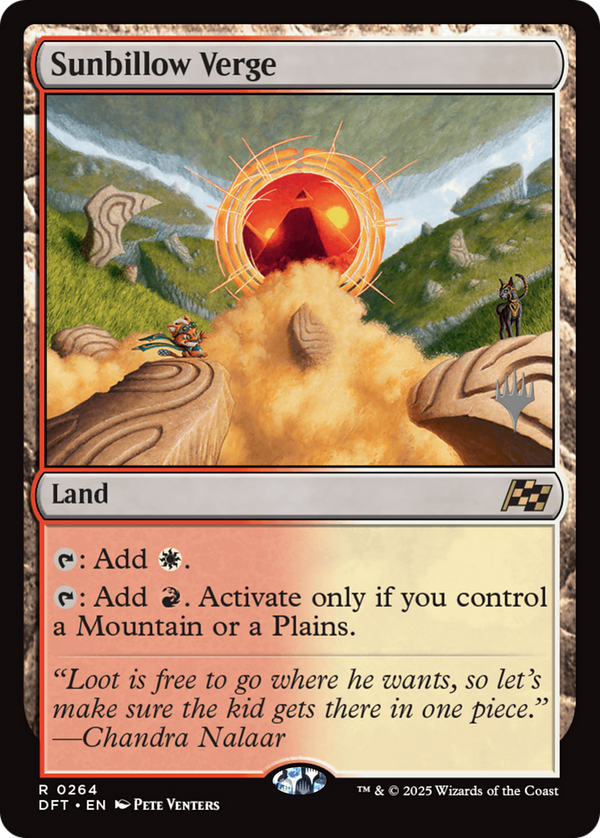 Sunbillow Verge - Promo Pack (PDFT)