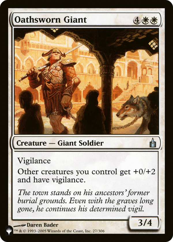 Oathsworn Giant - RAV Reprint (PLST)