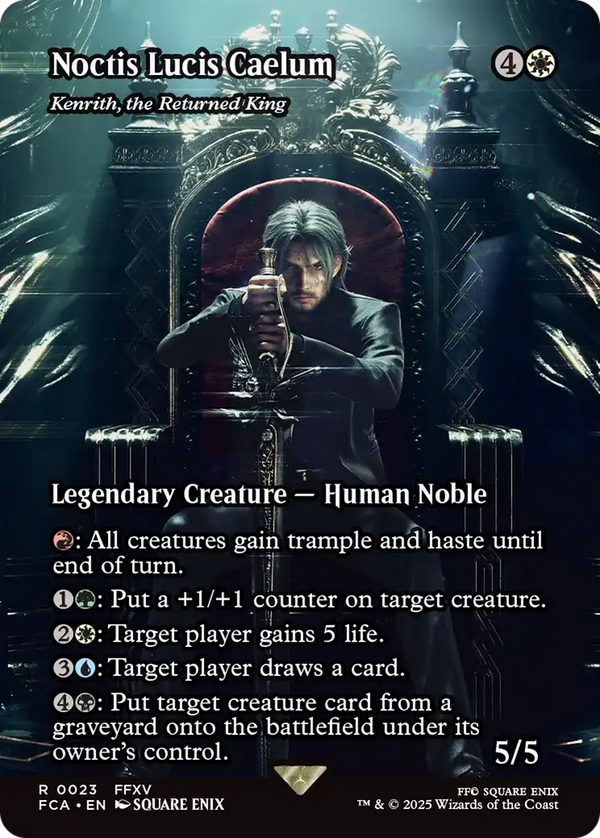 Noctis Lucis Caelum // Kenrith, the Returned King - Borderless (FCA)