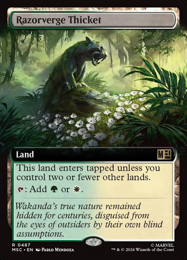 Razorverge Thicket - Extended Art (MSC)