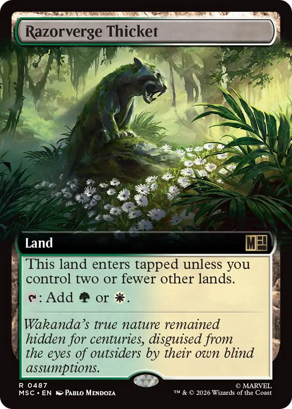 Razorverge Thicket - Extended Art (MSC) (Pre-Order)