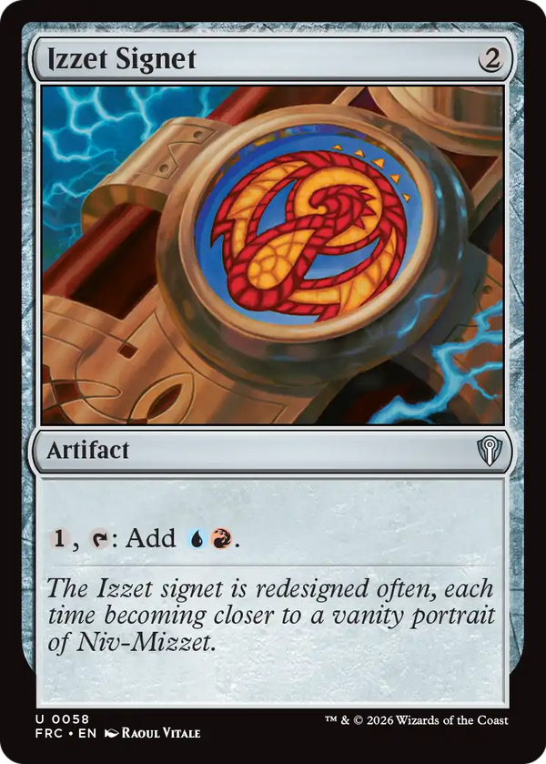 Izzet Signet (FRC) (Pre-Order)