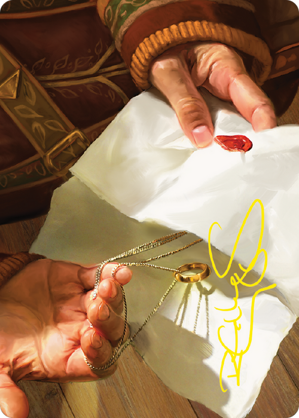 Bilbo's Ring - Art Series (Gold-Stamped Signature) (ALTR)