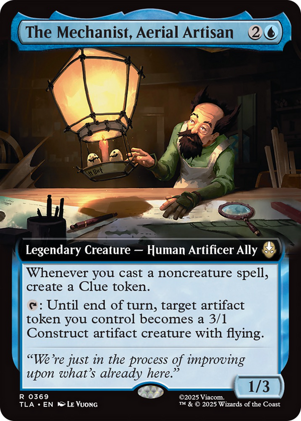 The Mechanist, Aerial Artisan - Extended Art (TLA)