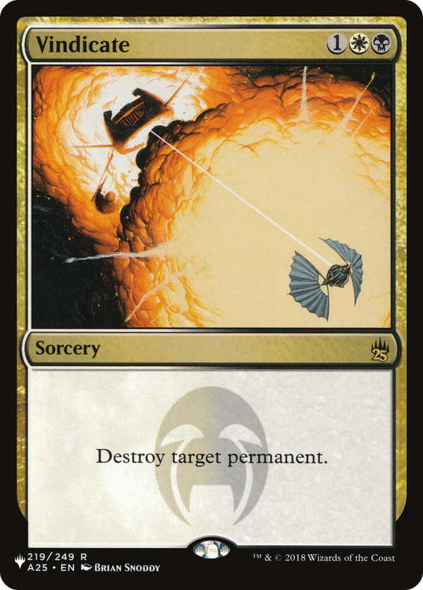 Vindicate - A25 Reprint (PLST)