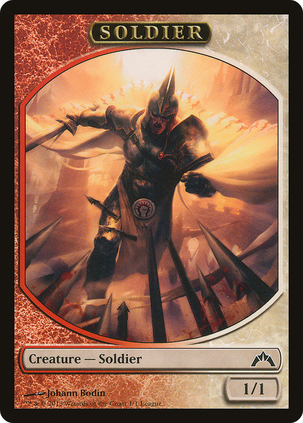 Soldier Token (Gatecrash) - League Promo (L13)