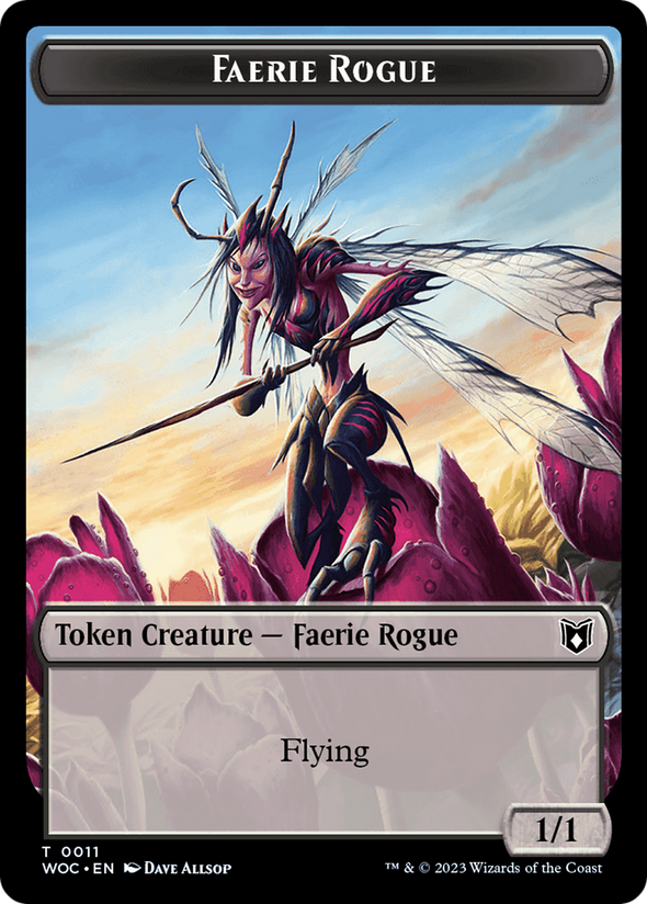 Faerie Rogue (011) // Pirate Token (TWOC)