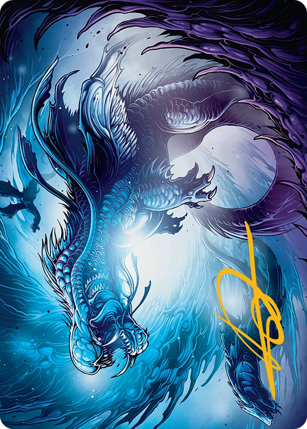 Roiling Dragonstorm - Art Series (Gold-Stamped Signature) (ATDM)