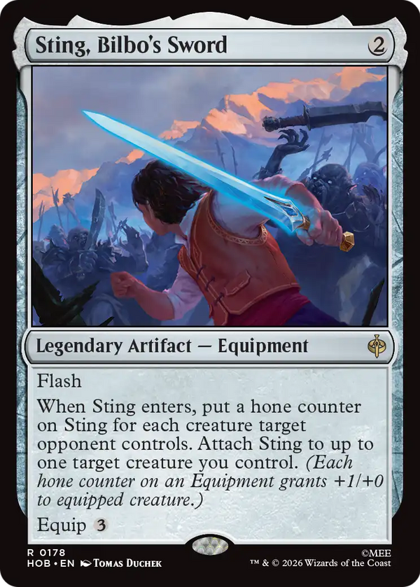 Sting, Bilbo's Sword (HOB) (Pre-Order)