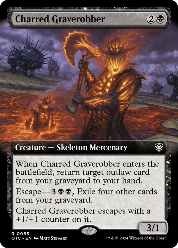 Charred Graverobber - Extended Art (OTC)