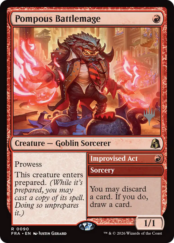 Pompous Battlemage // Improvised Act - Promo Pack (PFRA)