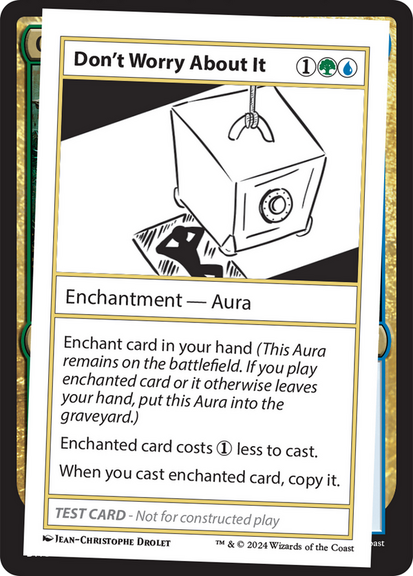 Don't Worry About It - Test Card (MB2)