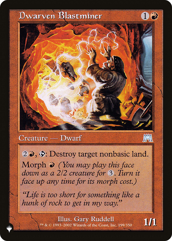 Dwarven Blastminer - ONS Reprint (PLST)