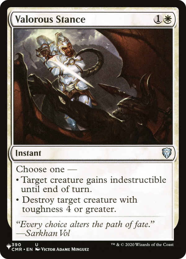 Valorous Stance - CMR Reprint (PLST)