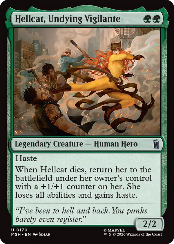 Hellcat, Undying Vigilante (MSH) (Pre-Order)