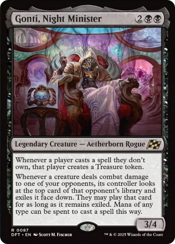 Gonti, Night Minister (DFT)