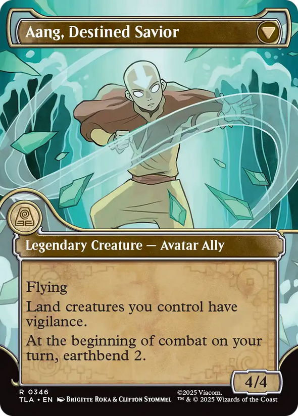 Aang, at the Crossroads // Aang, Destined Savior - Elemental Frame Showcase (TLA)