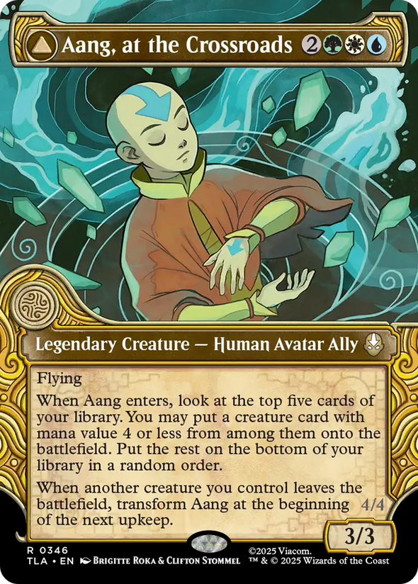 Aang, at the Crossroads // Aang, Destined Savior - Elemental Frame Showcase (TLA)