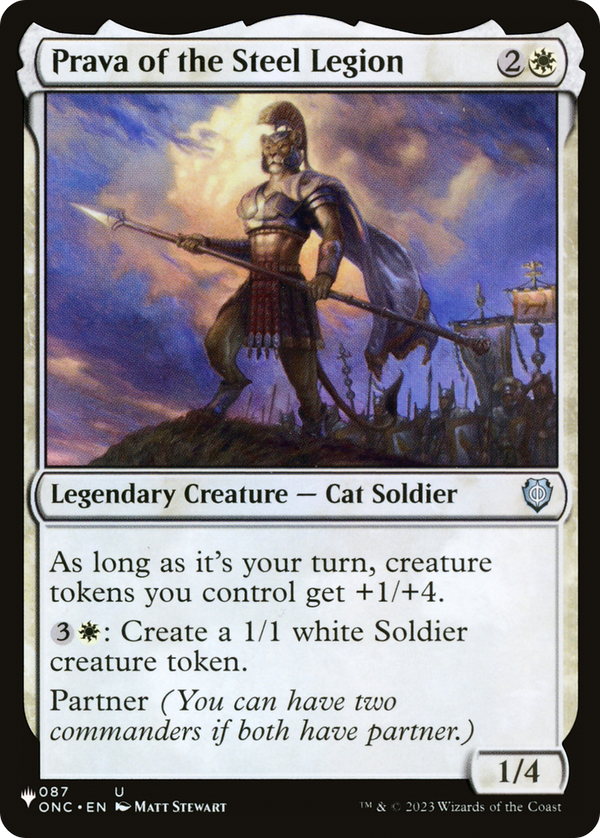 Prava of the Steel Legion - ONC Reprint (PLST)