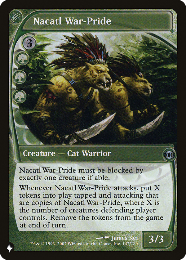 Nacatl War-Pride - FUT Reprint (PLST)