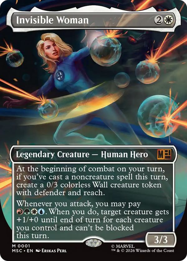 Invisible Woman - Borderless (MSC) (Pre-Order)
