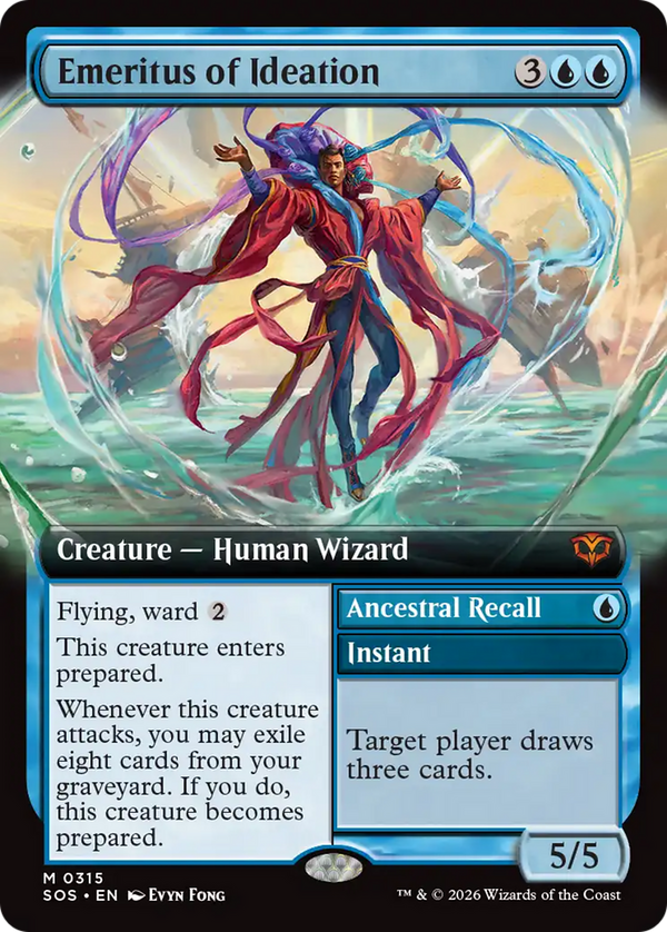 Emeritus of Ideation // Ancestral Recall - Extended Art (SOS)
