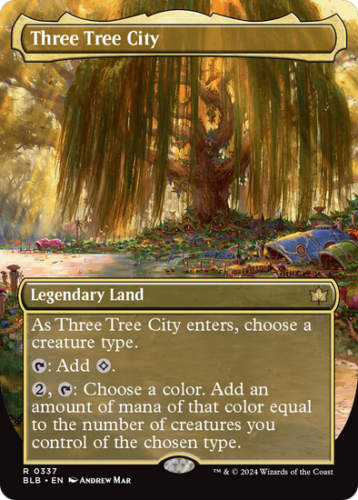 Three Tree City - Borderless (Spring) (BLB)