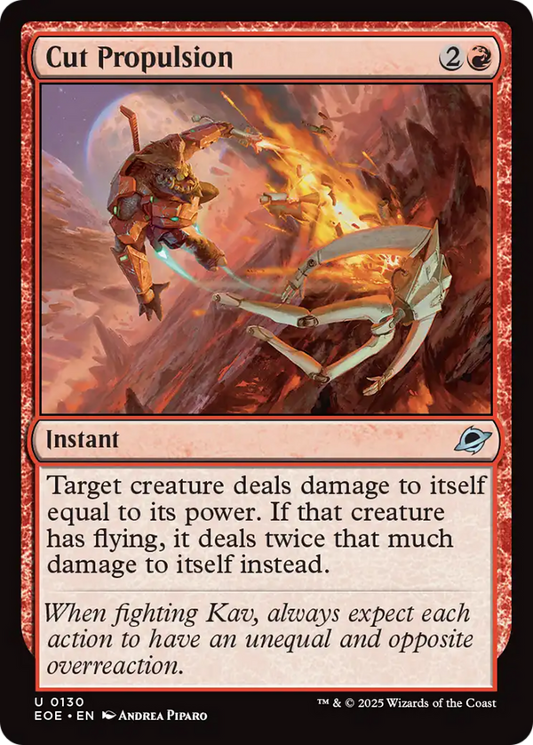Cut Propulsion (EOE)