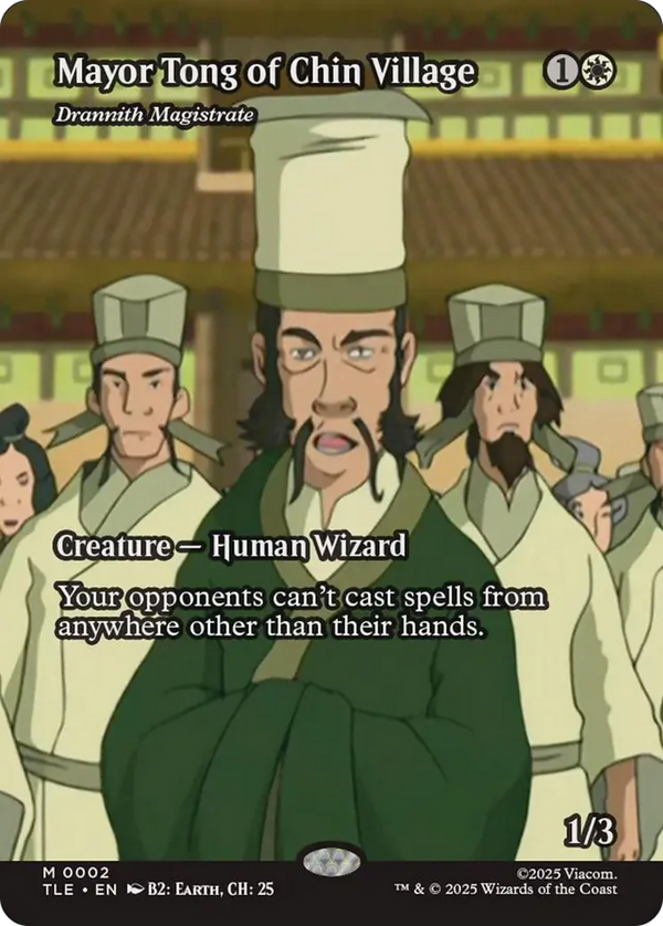 Mayor Tong of Chin Village // Drannith Magistrate - Borderless Source Material (TLE)