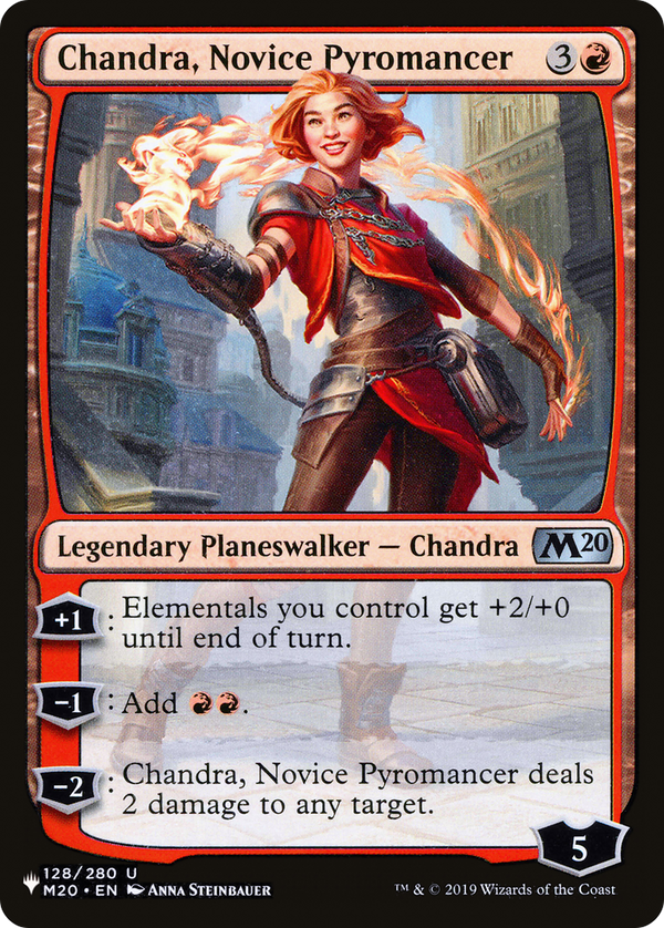 Chandra, Novice Pyromancer - M20 Reprint (PLST)