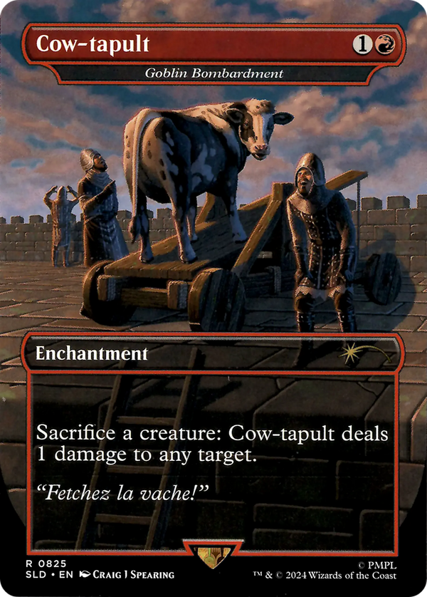 Cow-tapult // Goblin Bombardment - Monty Python and the Holy Grail Vol. 1 Secret Lair (SLD)