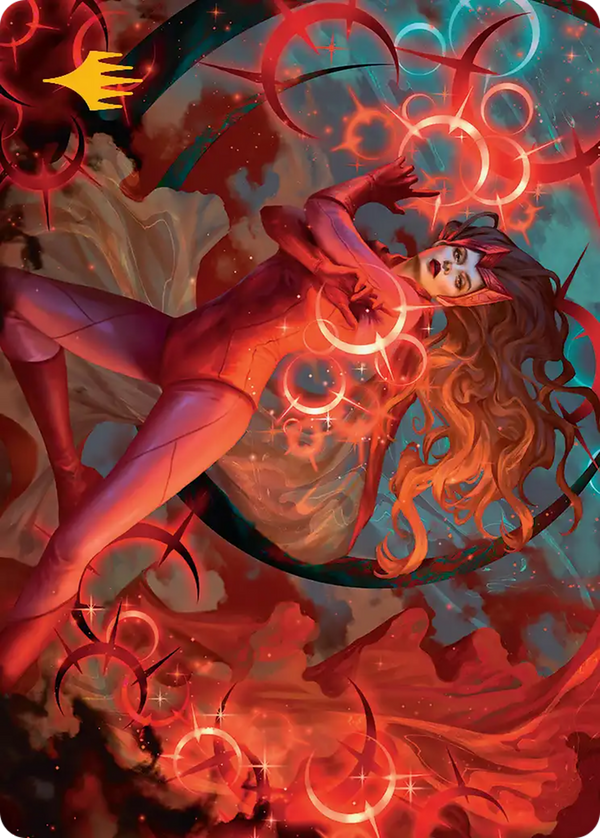 Scarlet Witch, Chaotic Avenger (AMSH) - Gold Stamped Art Card