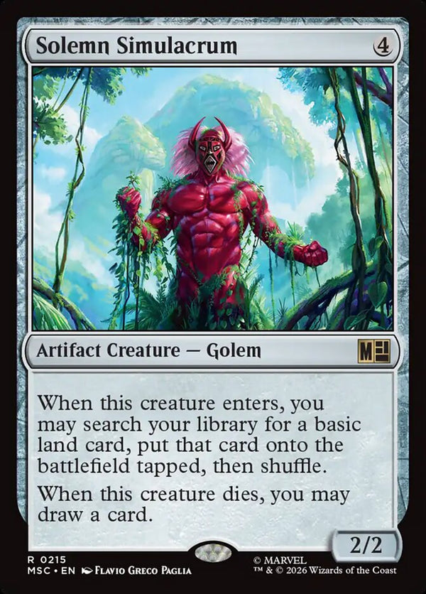 Solemn Simulacrum (MSC)
