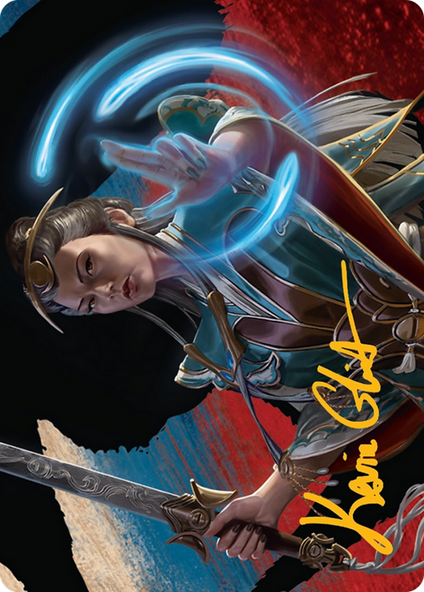 Narset, Jeskai Waymaster - Art Series (Gold-Stamped Signature) (ATDM)