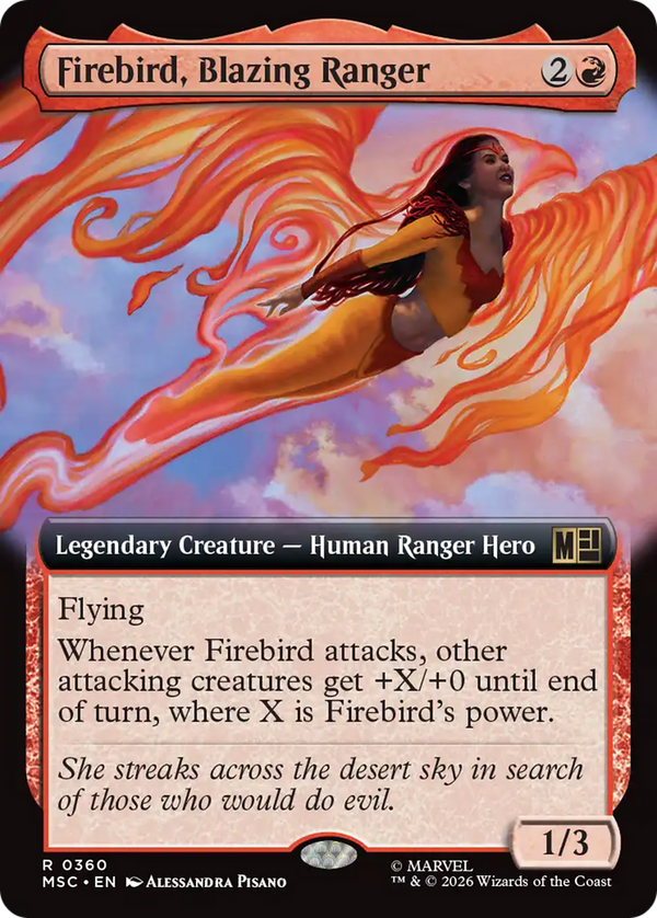 Firebird, Blazing Ranger - Extended Art (MSC) (Pre-Order)