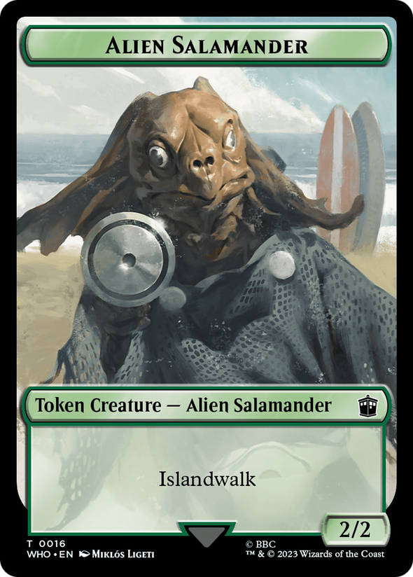 Alien Salamander // Mutant Token (TWHO)