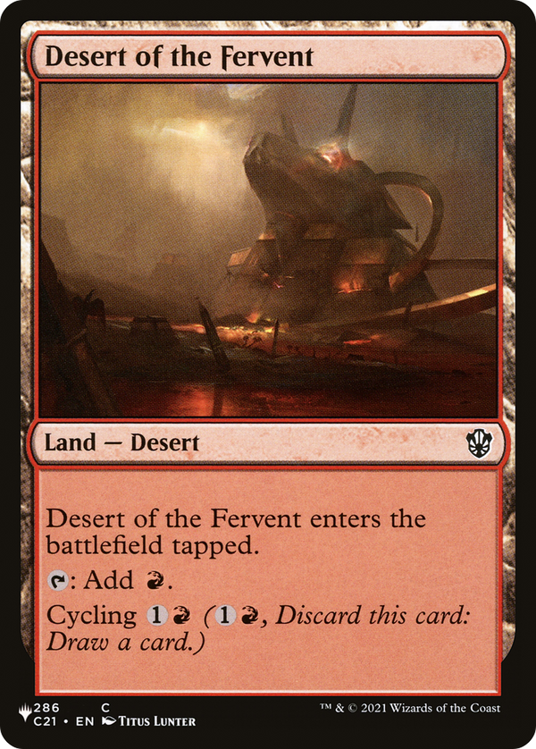 Desert of the Fervent - C21 Reprint (PLST)
