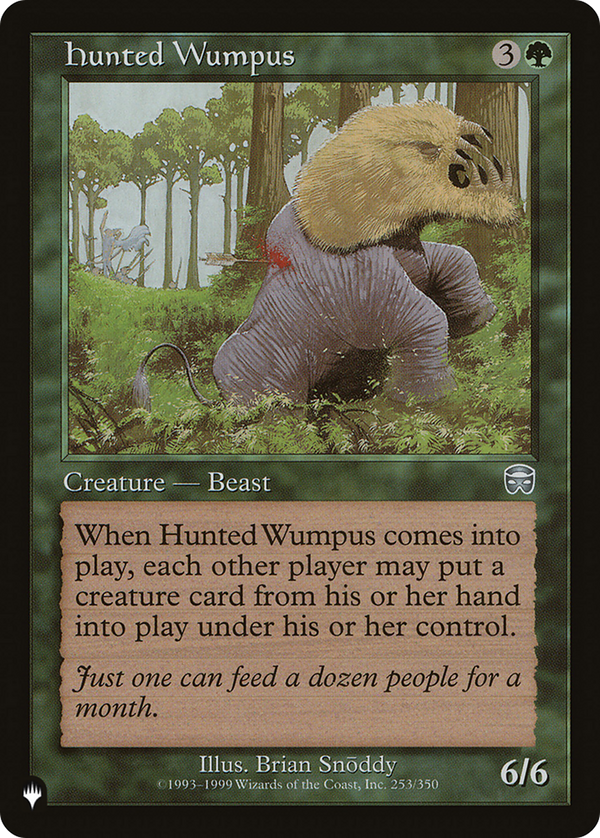 Hunted Wumpus - MMQ Reprint (PLST)