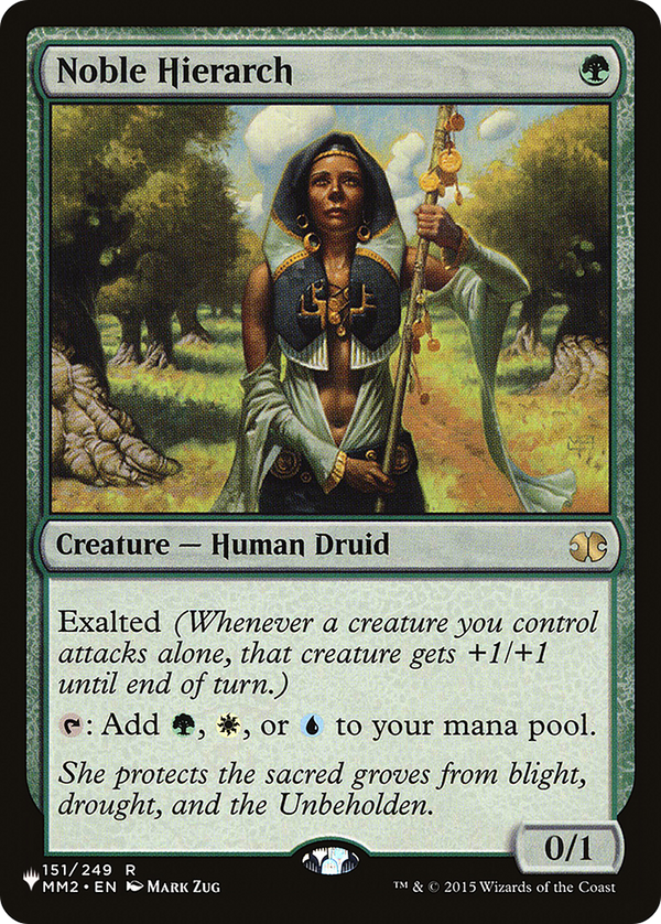 Noble Hierarch - MM2 Reprint (PLST)