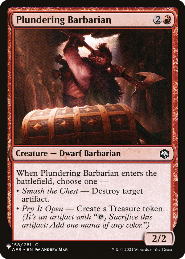 Plundering Barbarian - AFR Reprint (PLST)
