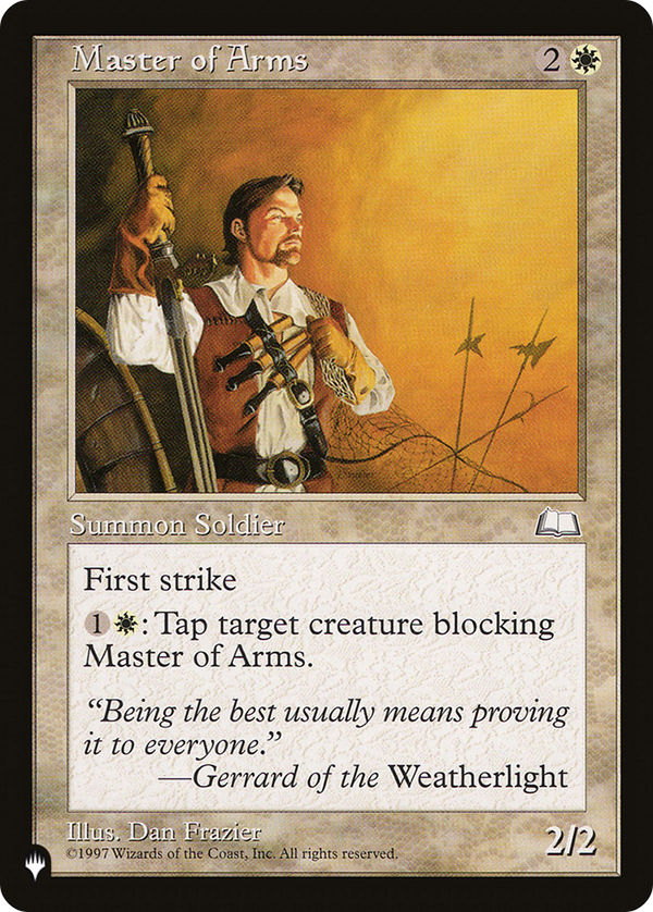 Master of Arms - WTH Reprint (PLST)
