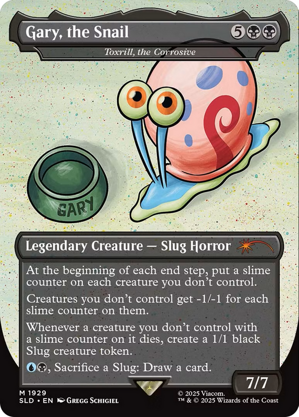 Gary, The Snail // Toxrill, the Corrosive - Spongebob Squarepants: Legends of Bikini Bottom (SLD)